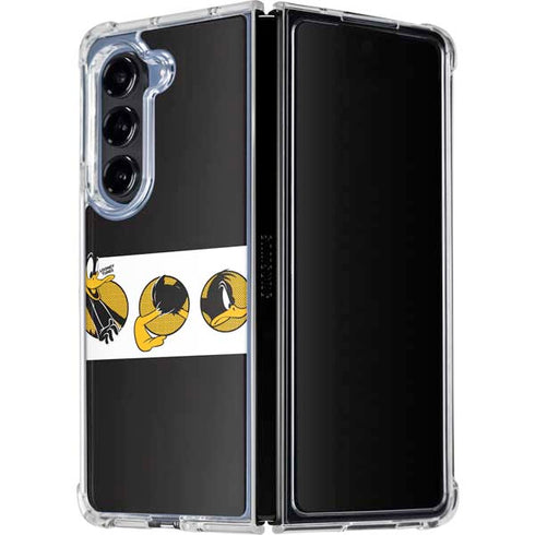 Looney Tunes Daffy Duck Three Circles Galaxy Z Fold5 5G Clear Case